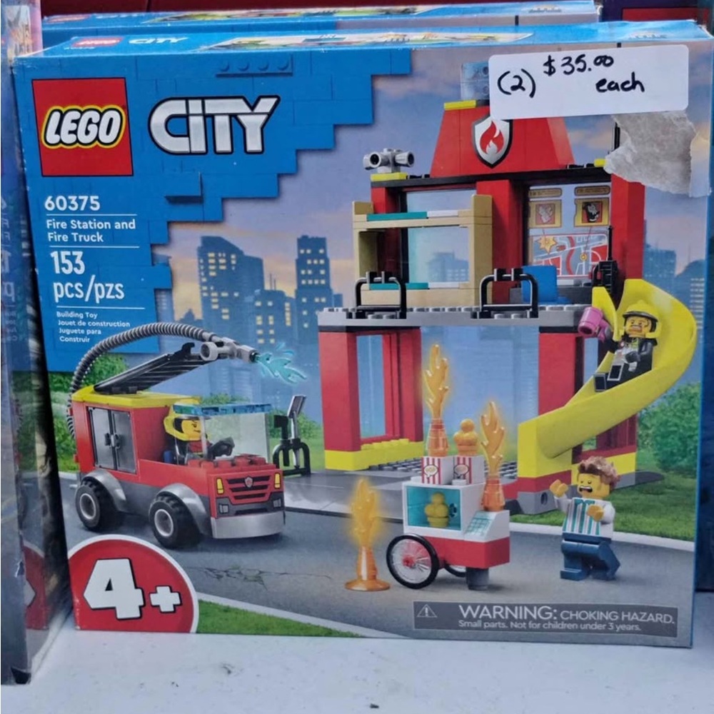 LEGO City Fire Station and Fire Truck Set